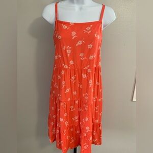 NWT Old Navy Orange/Red Floral Dress